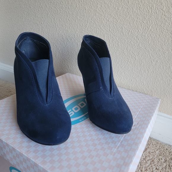 Shoes _ Lauren Blackwell navy blue - Picture 2 of 3